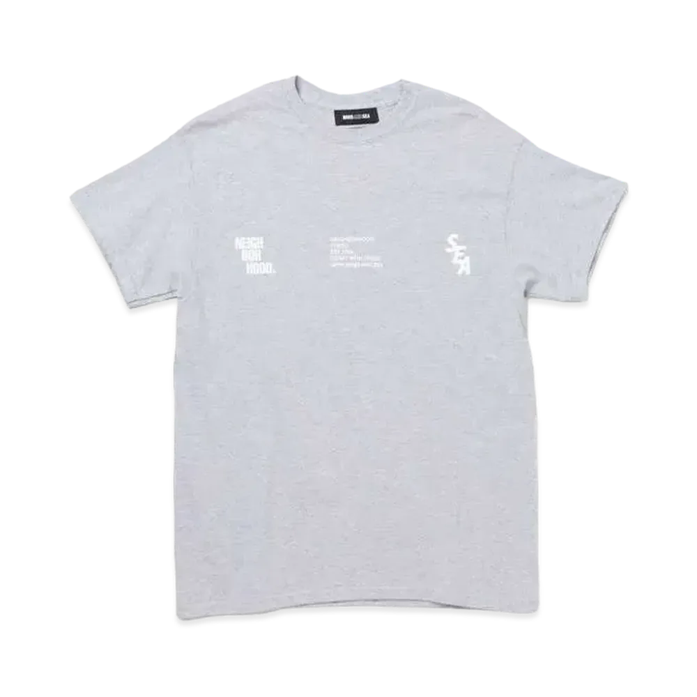 NEIGHBORHOOD WIND AND SEA NHWDS-3 / C-TEE . SS "Grey"