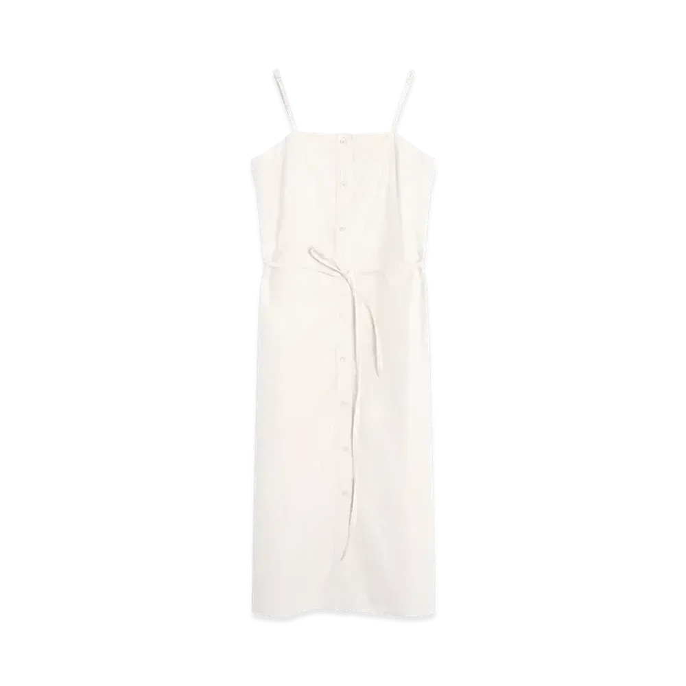 Maison Kitsune High Summer Strap Dress "Seasalt/Cashew"