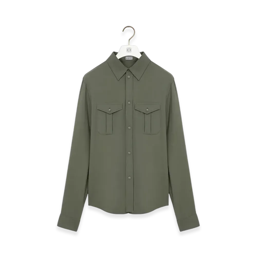 LOEWE Shirt "Khaki Green"