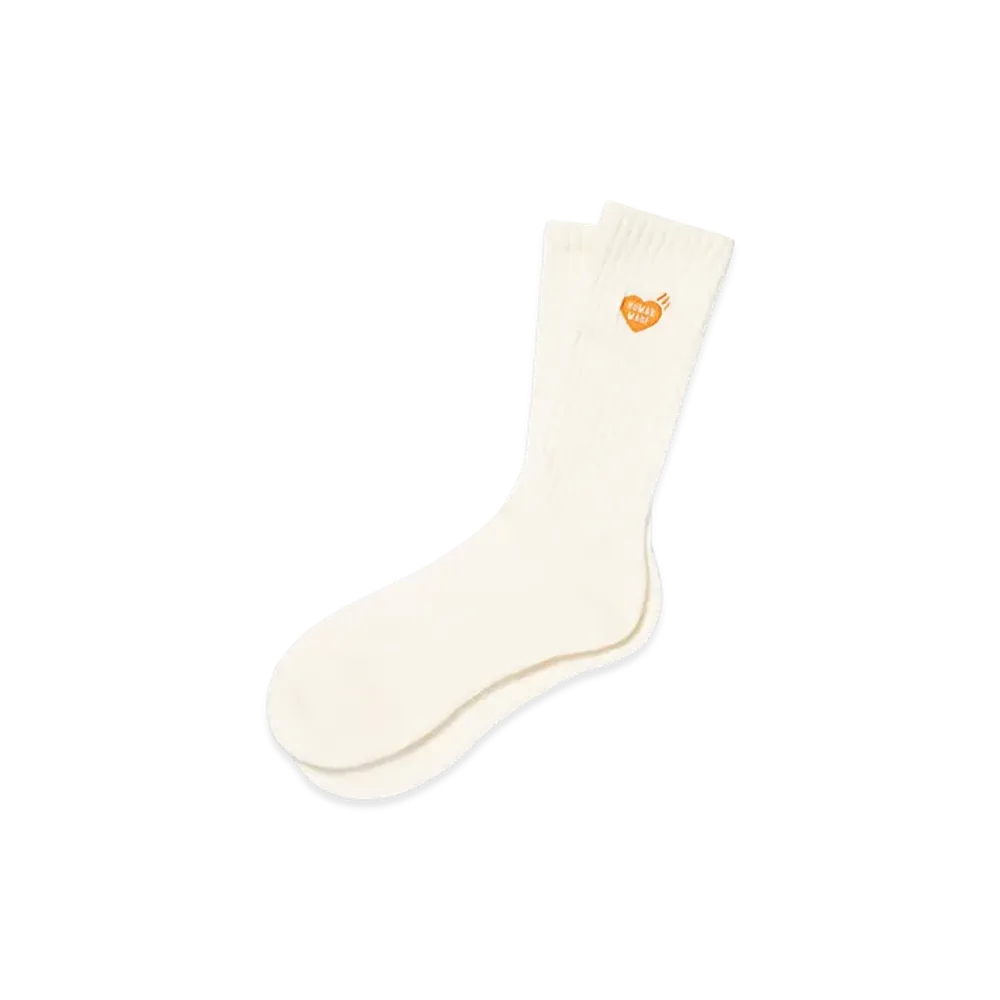 HUMAN MADE Pile Socks "White"