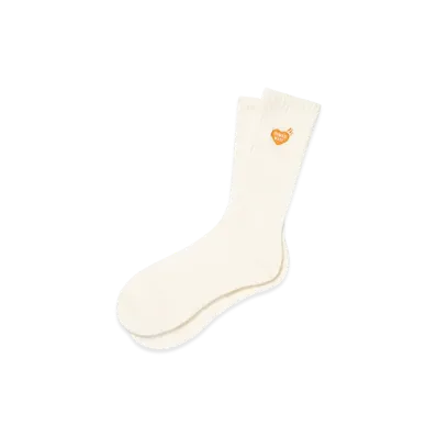 HUMAN MADE Pile Socks "White"