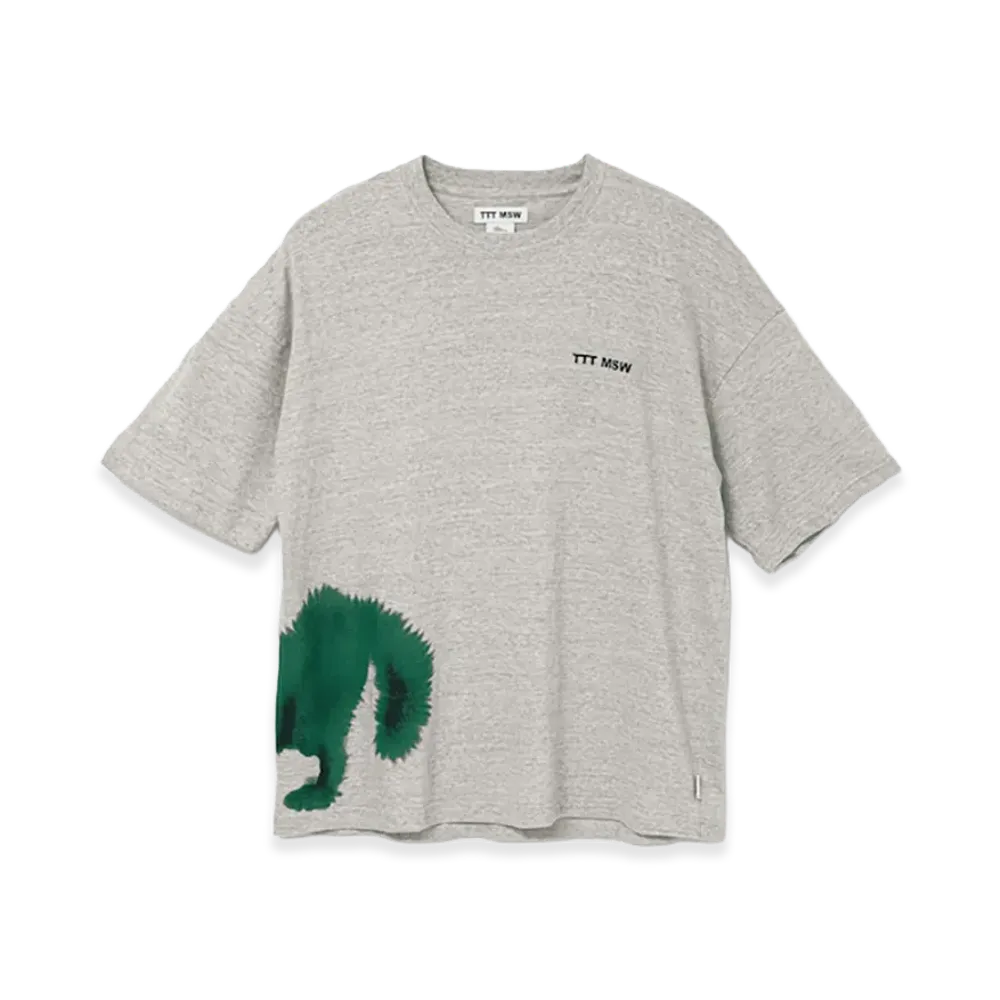 TTTMSW Green dog T-shirt "Grey"