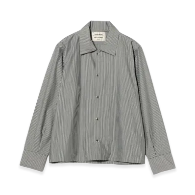 BEAMS FUTURE ARCHIVE Stripe Shirt "Black Stripe"