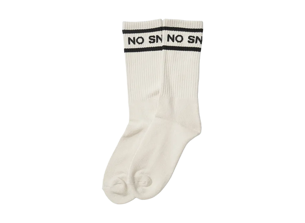 NO COFFEE \ NO SNEAKER SOCKS "IVORY"