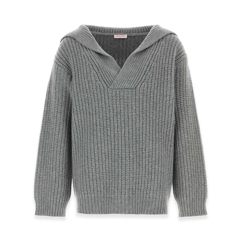 Valentino Cashmere Sweater "Gray"