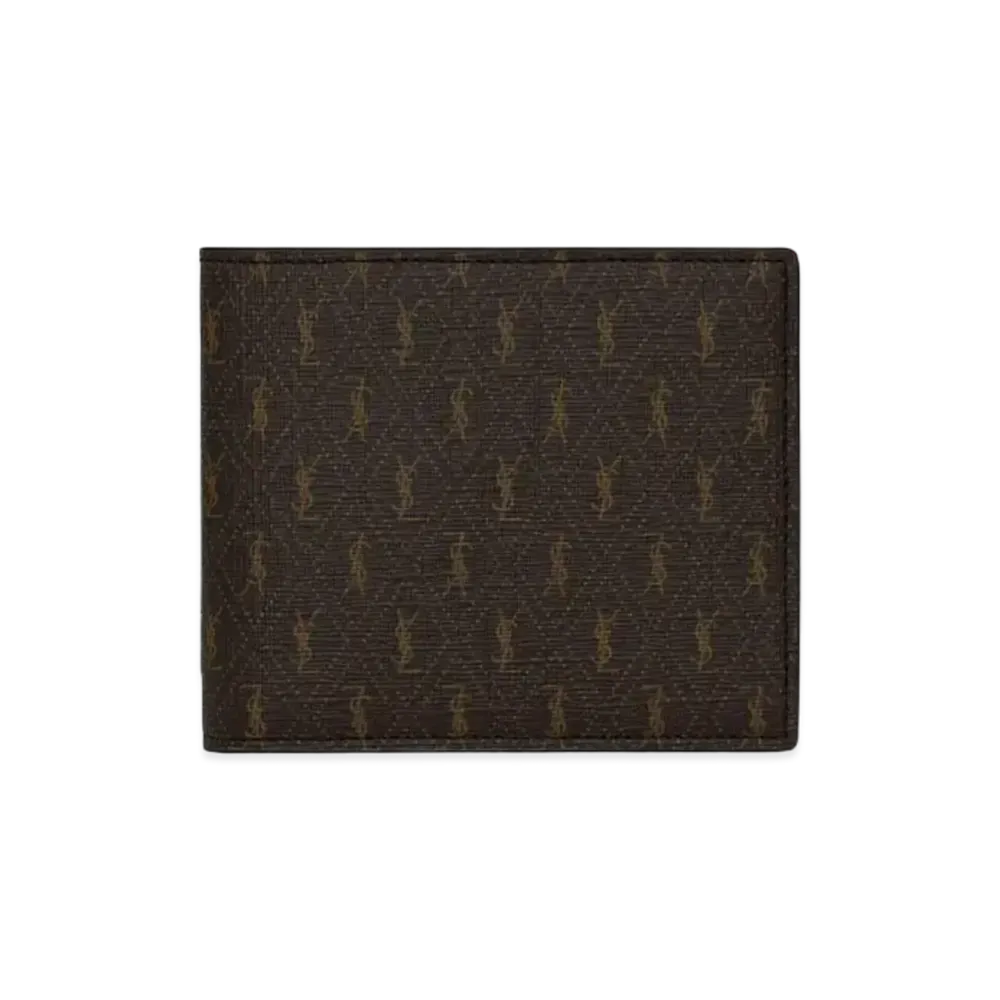 SAINT LAURENT Le Monogramme East/West Wallet In Saint Laurent Monogram Canvas "Chatily"