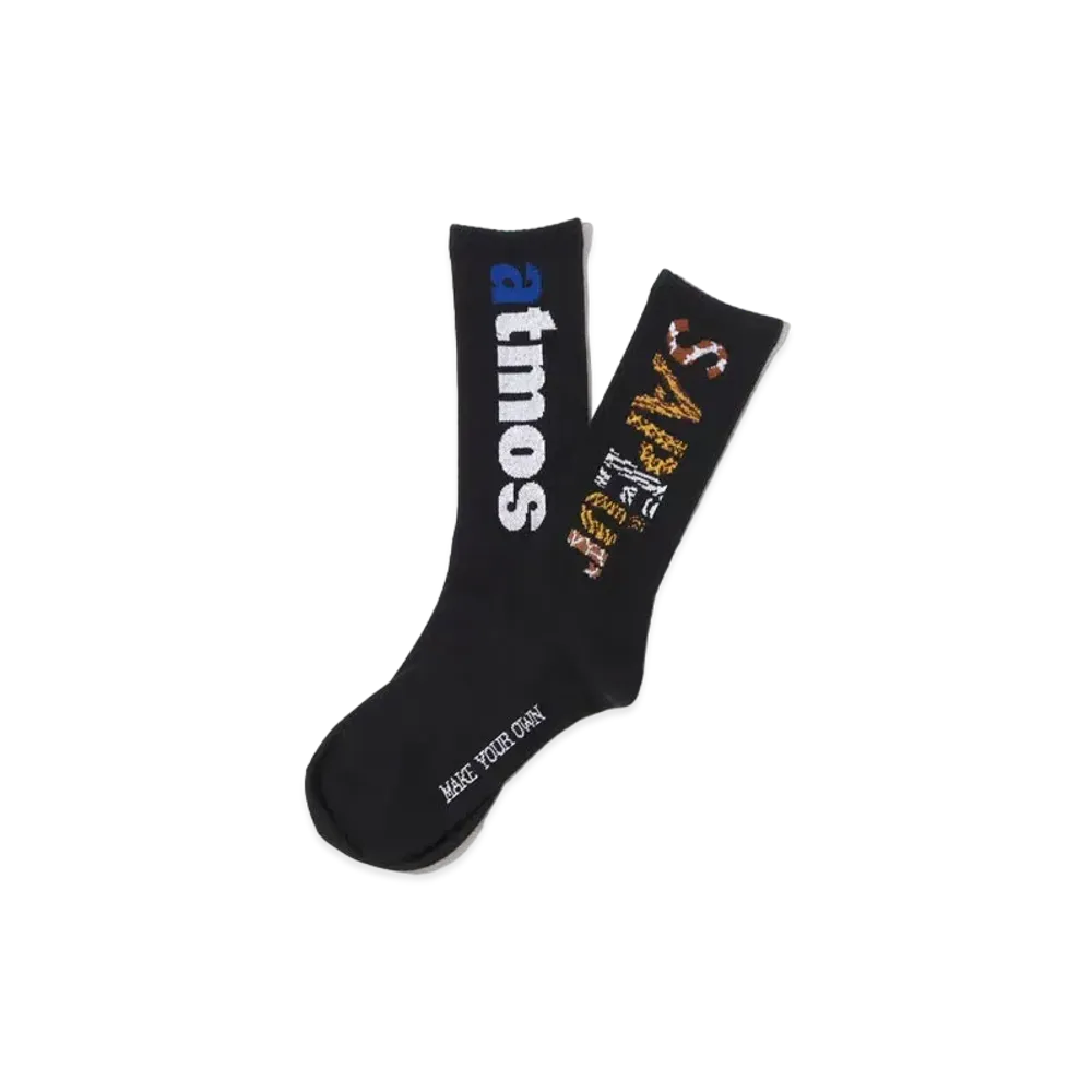 SAPEur atmos Collaboration Socks "Black"