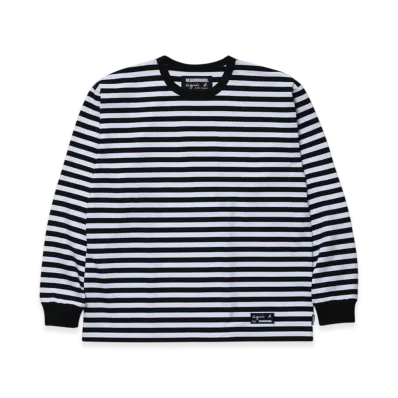NEIGHBORHOOD x agnes b. Boder Crewneck LS "White"