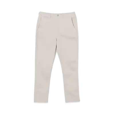 BEAMS Cotton Pique Stretch Tapered Pants "Cement"