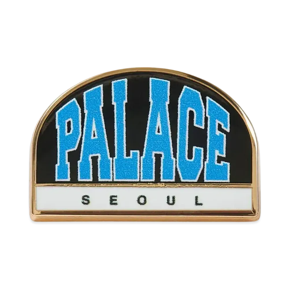 PALACE Breakout Pin Badge "Black White"