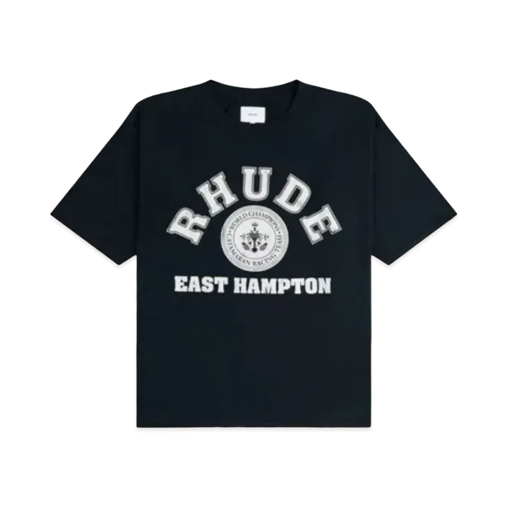 RHUDE Hampton Catamaran Tee "Black"