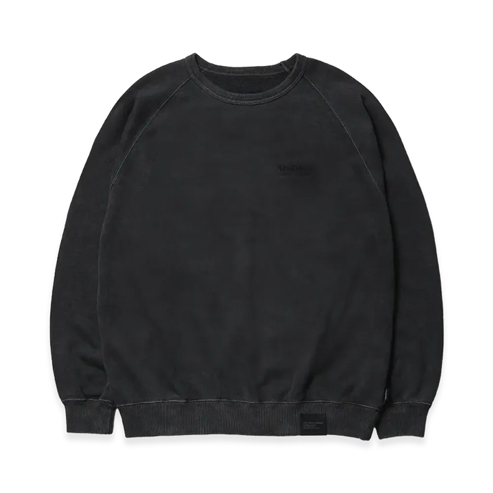 NEIGHBORHOOD Pigment Dyed Sweat Shirt LS "Black"