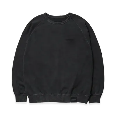 NEIGHBORHOOD Pigment Dyed Sweat Shirt LS "Black"