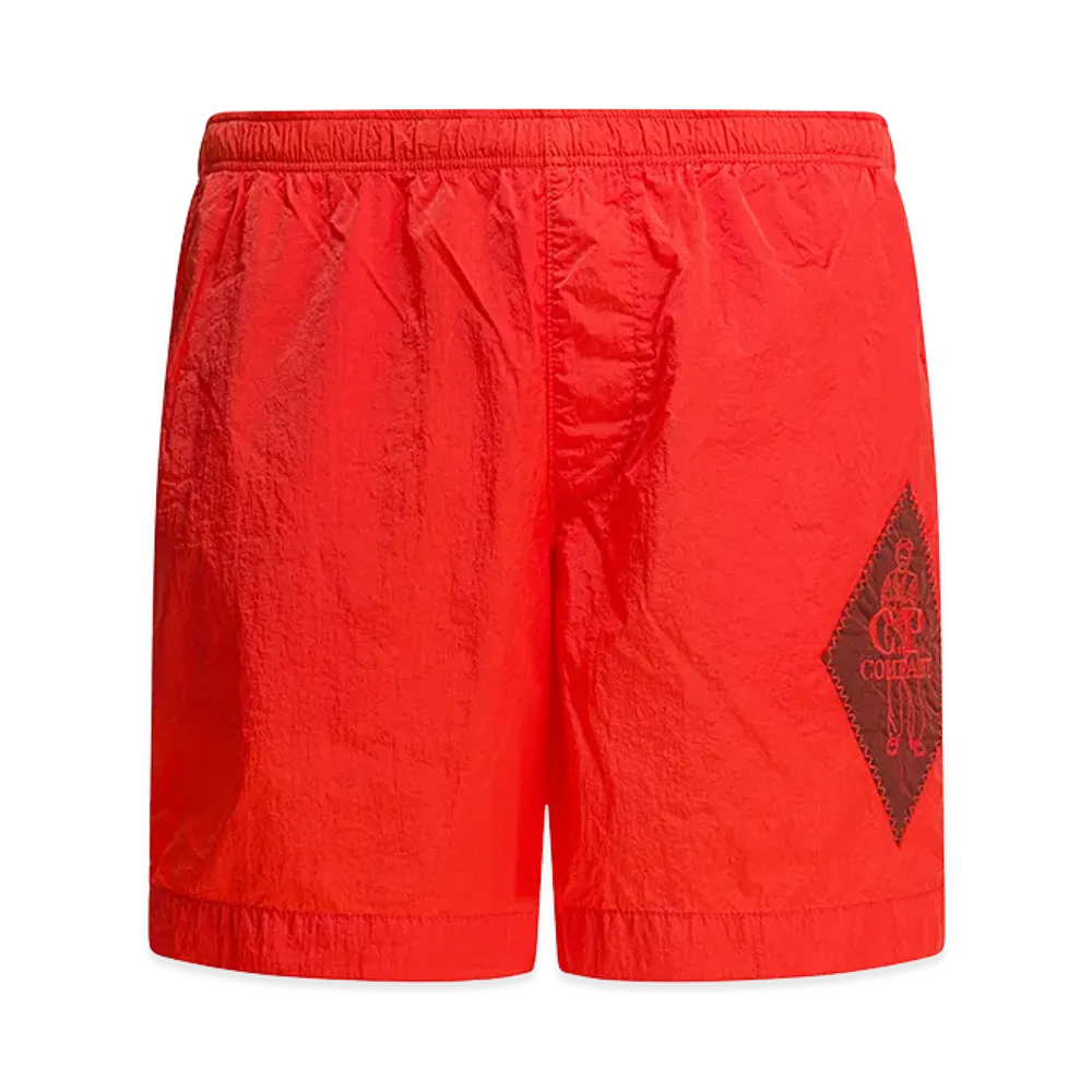 C.P. Company "Eco-Chrome R" Swim Shorts "Red"