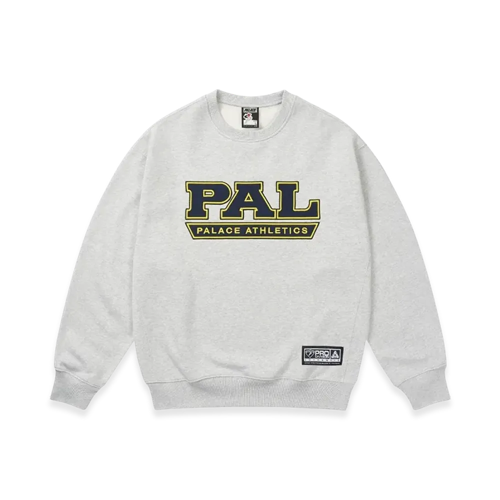 PALACE Pal Athletics Crew "Grey Marl"