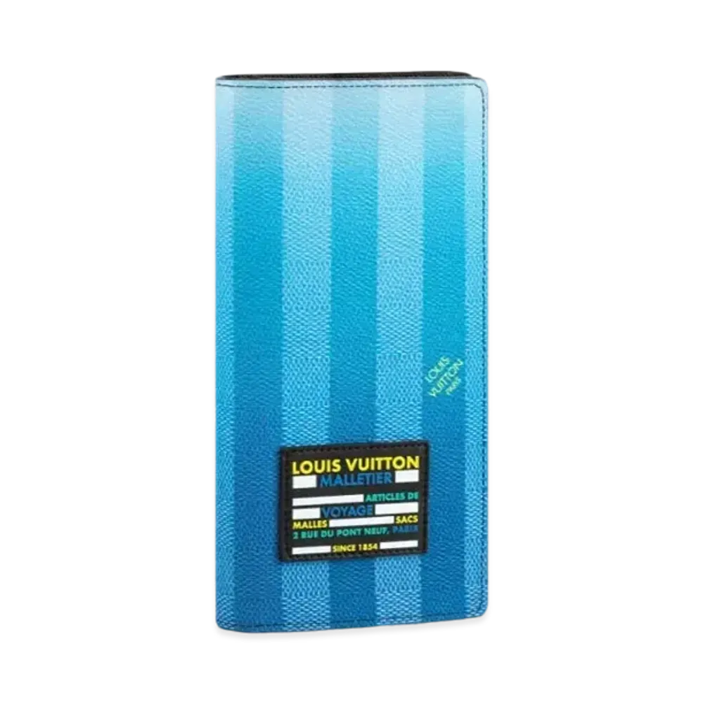 Louis Vuitton Brazza Wallet Damier "Blue"