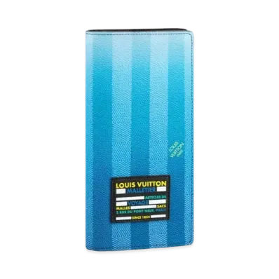 Louis Vuitton Brazza Wallet Damier "Blue"