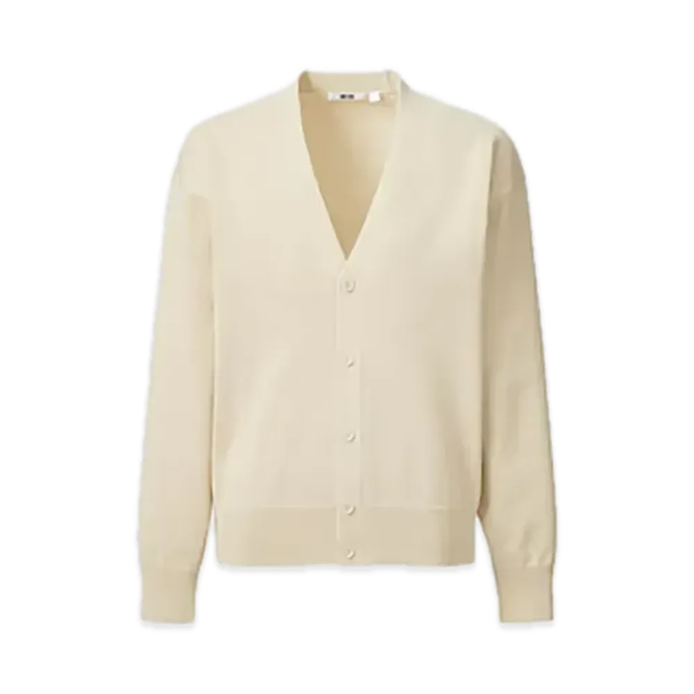 Uniqlo U 24SS V-Neck Cardigan Men'S "Beige"