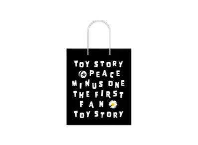 PEACEMINUSONE x Toy Story THE FIRST FAN Paper Bag "Black" / G-DRAGON