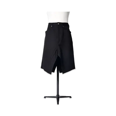 Rick Owens Slivered Skirt "Black"