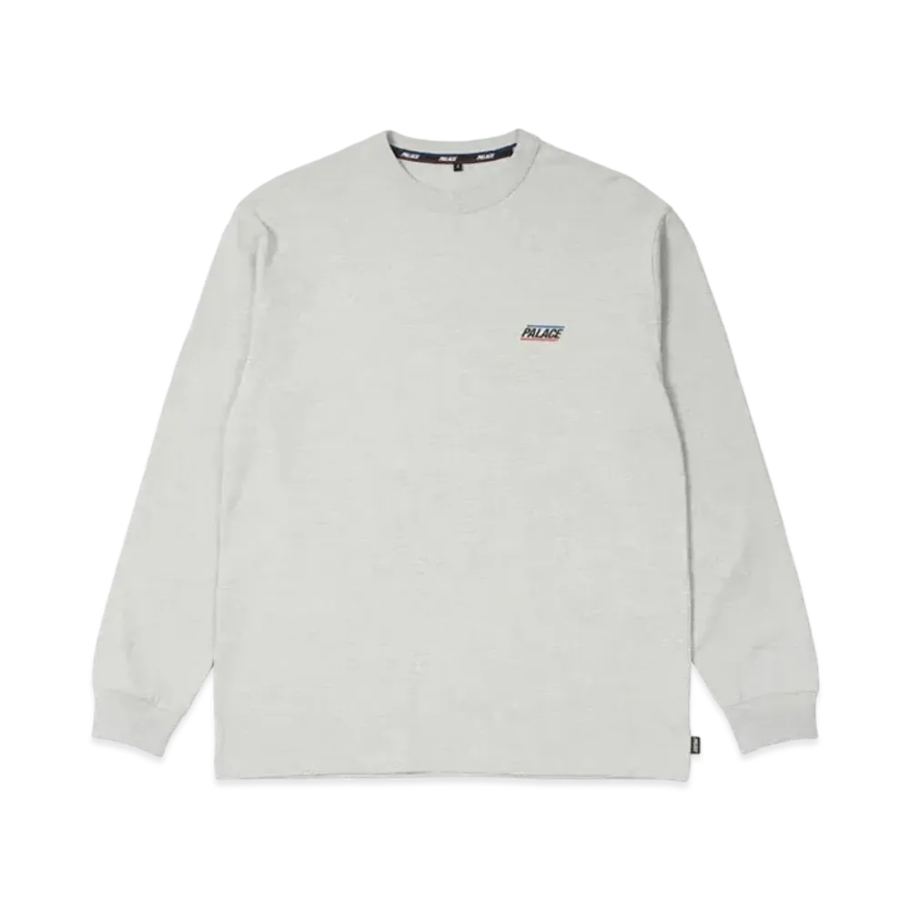 PALACE Basically A Longsleeve "Grey Marl"
