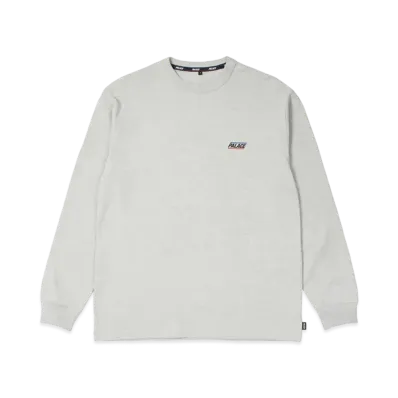 PALACE Basically A Longsleeve "Grey Marl"