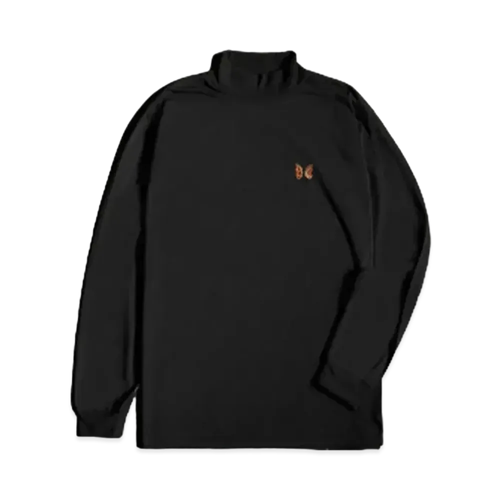 Needles x END. LONG SLEEVE MOCK NECK TEE "Black"