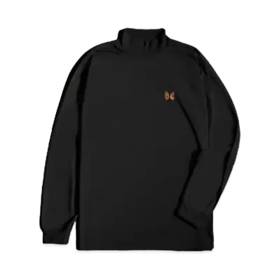 Needles x END. LONG SLEEVE MOCK NECK TEE "Black"