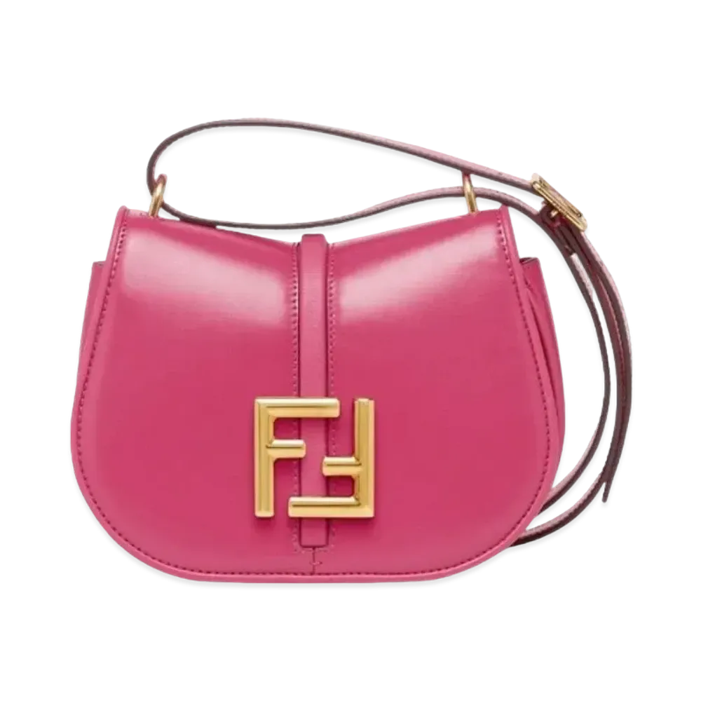 FENDI Camon Small Leather Bag "Fuchsha"