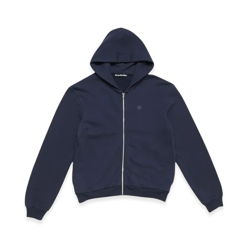 Acne Studios Hooded Zipper Sweater "Navy Blue"