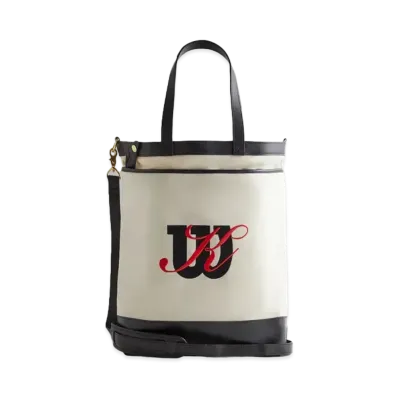 Kith x Wilson Leather Trimmed Do All Tote "White Alyssum"