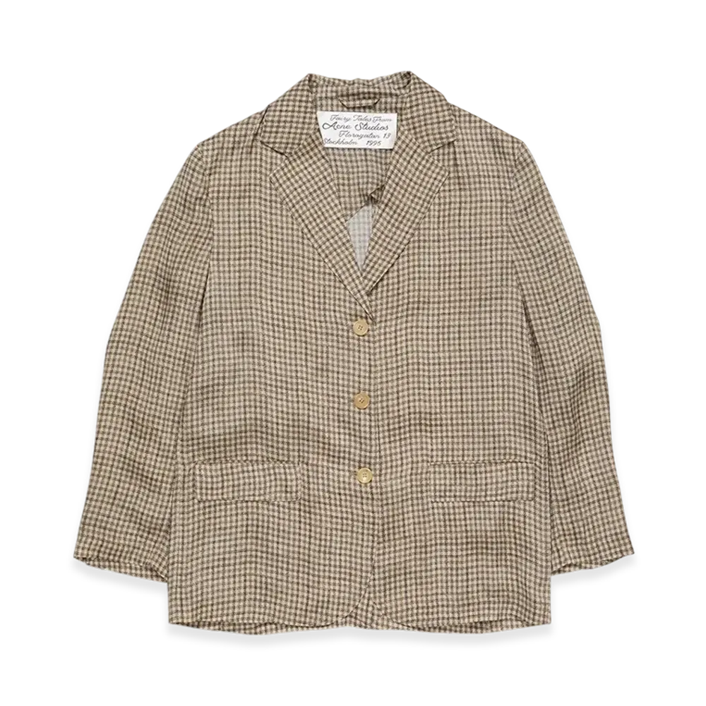 Acne Studios Satin Suit Jacket "Beige"