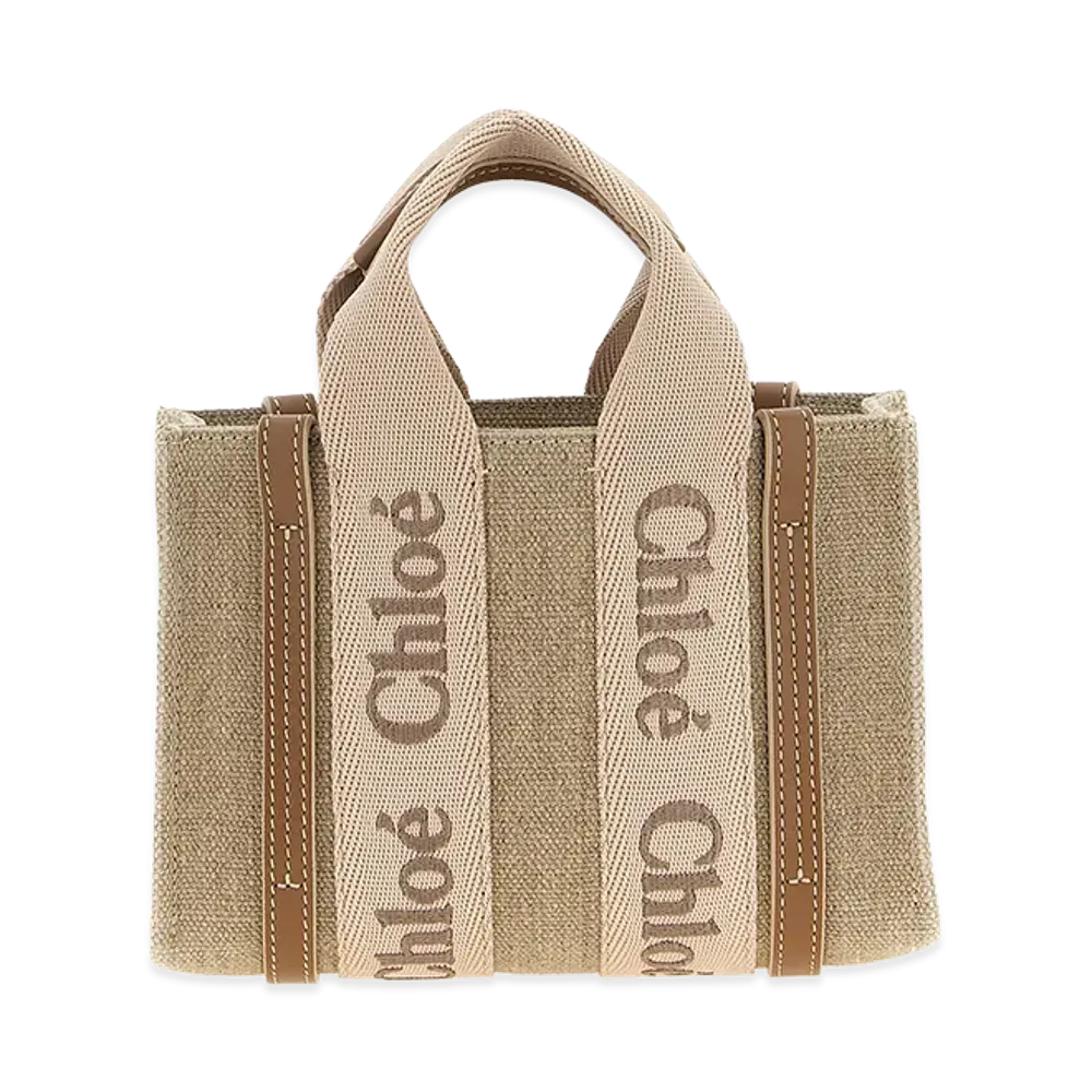 Chloe Women's Woody Mini Handbag "Beige"