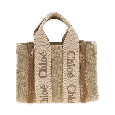 Chloe Women's Woody Mini Handbag "Beige"