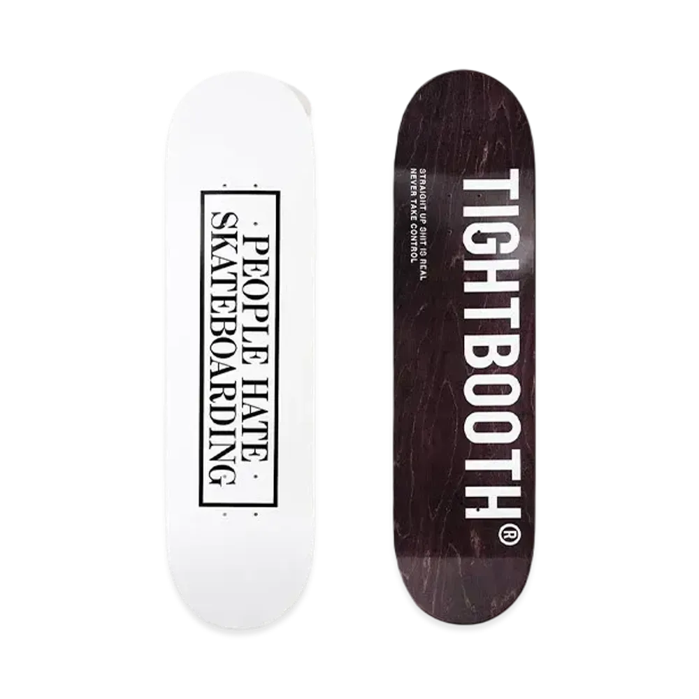 TIGHTBOOTH People Hate Skate "White/Black"