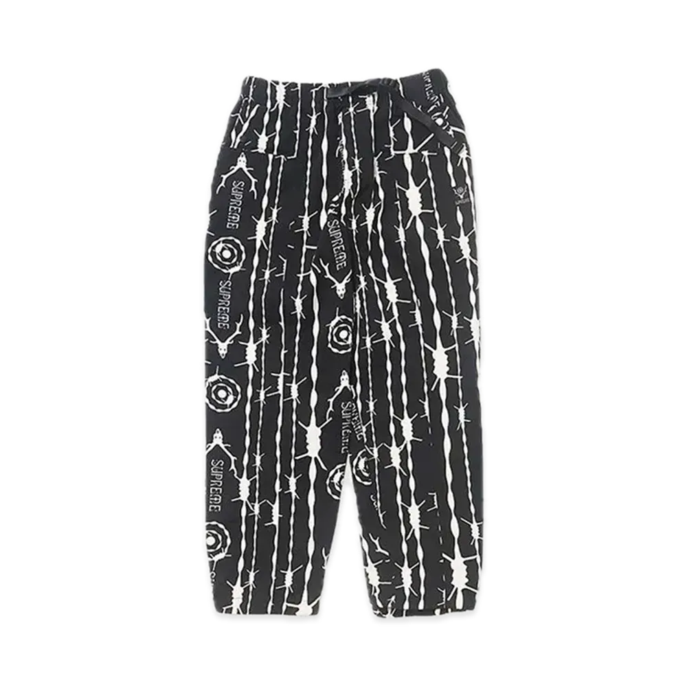 Supreme x SOUTH2 WEST8 Belted Pant "Black/White"