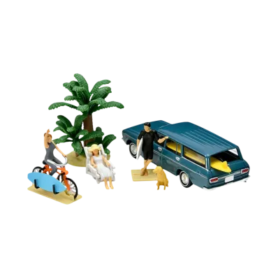 TOMYTEC "TOMICA LIMITED VINTAGE" 1/64 Geocolle 64 #Car Snap 19a Surfing