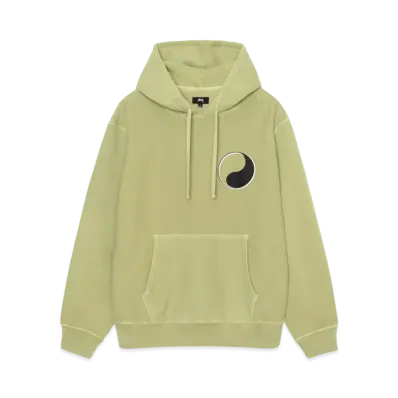 Stussy x Our Legacy Drop Shadow Pigment Dyed Hoodie "Olive"