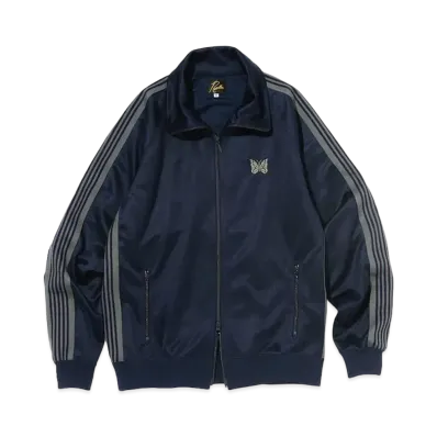 Needles FREAK'S STORE Track Jacket PolySmooth "Navy/Gray"