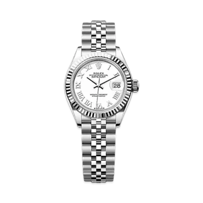 ROLEX Lady-Datejust Oystersteel & White Gold "White"