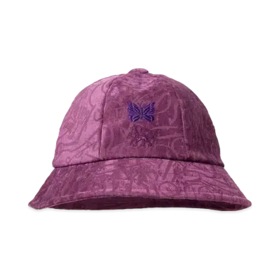 Needles x Sasquatchfabrix. Bermuda Hat Cubism Love & Peace "Bordeaux"