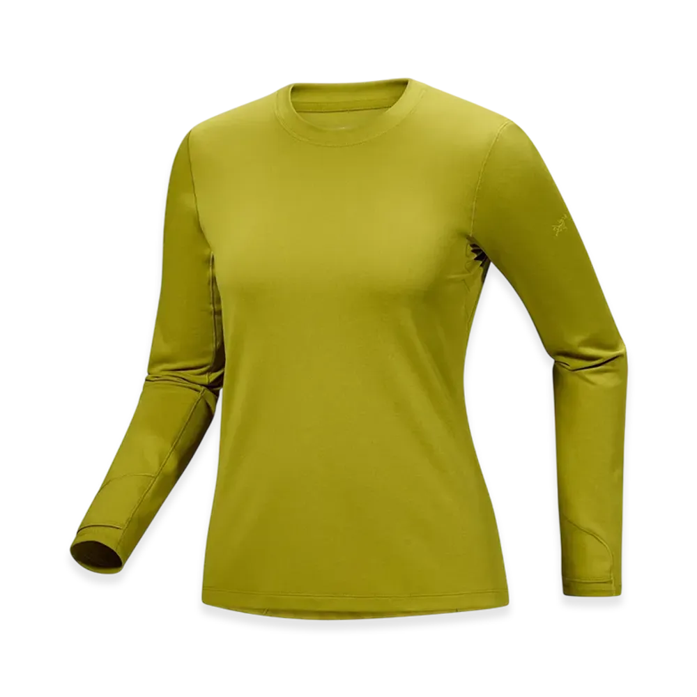 ARC'TERYX Women's Taema Thermal Crew LS "Olive Moss Heather" X000010258