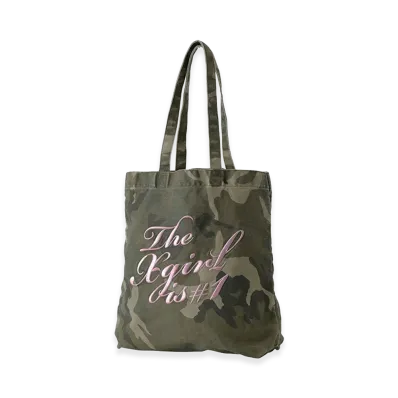 X-Girl Women's The Is Number One Tote Bag "Camo"