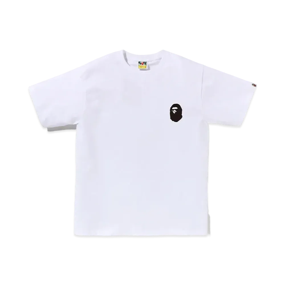A BATHING APE Bapec Online ExclusiveBicolor Multi Logo Tee "White"