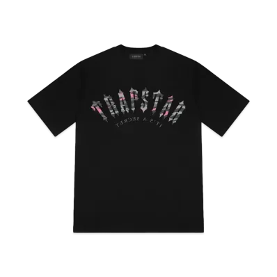 TRAPSTAR Irongate Arch Camo Tee "Black/Pink"