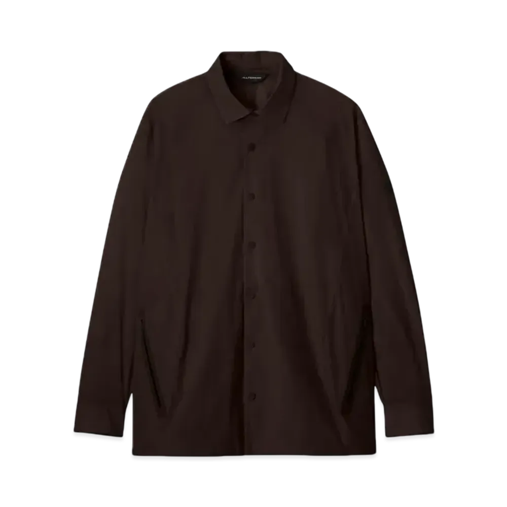 DESCENTE ALLTERRAIN Lightweight Shell Shirt Jacket "Deep Mahogany"
