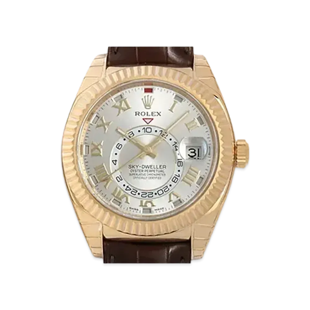 ROLEX Sky-Dweller Silver Dial 326138