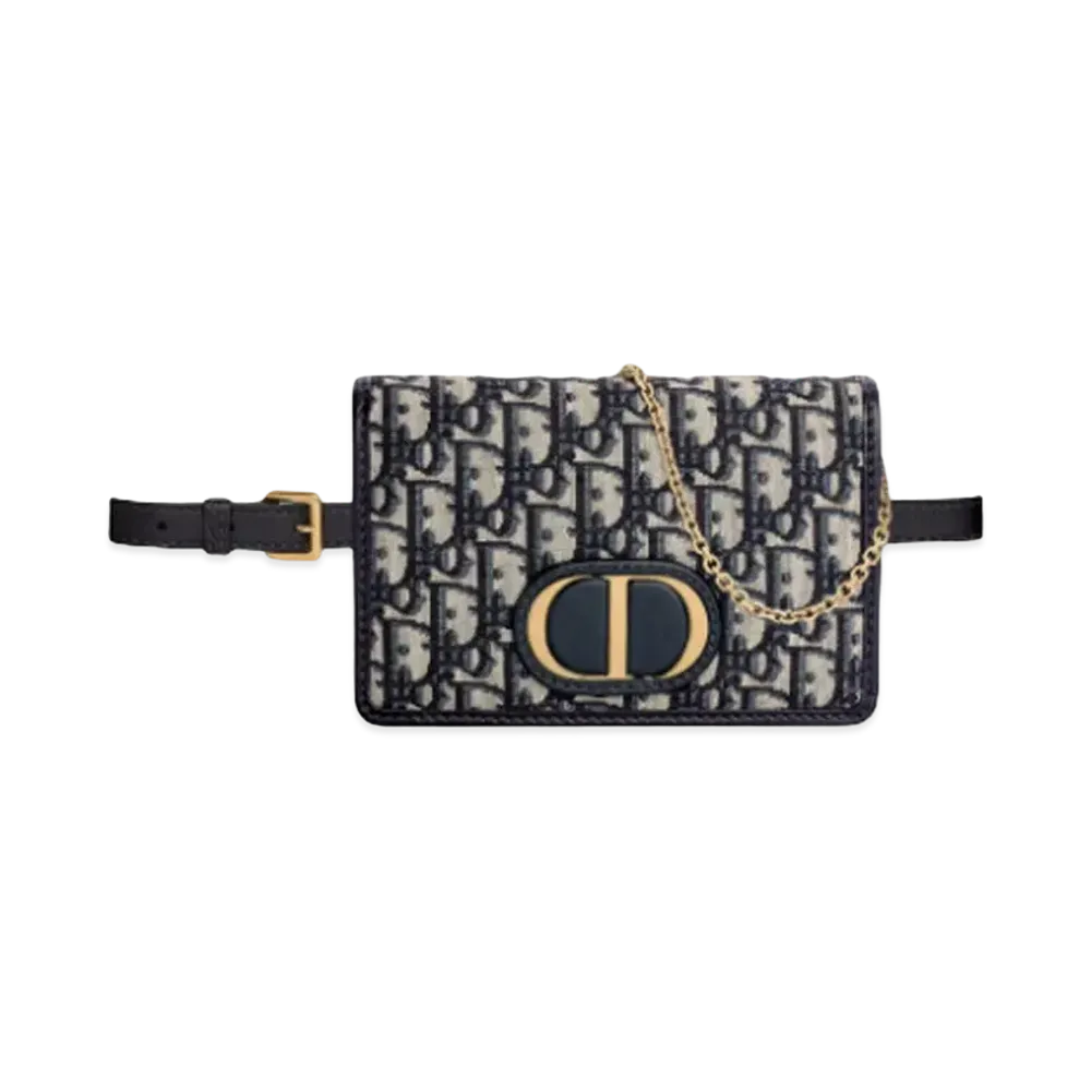 Dior 2-In-1 30 Montaigne Pouch "Blue"