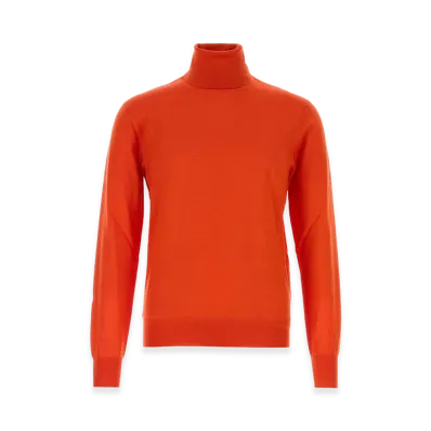 Saint Laurent Cashmere Blend Sweater "Orange"