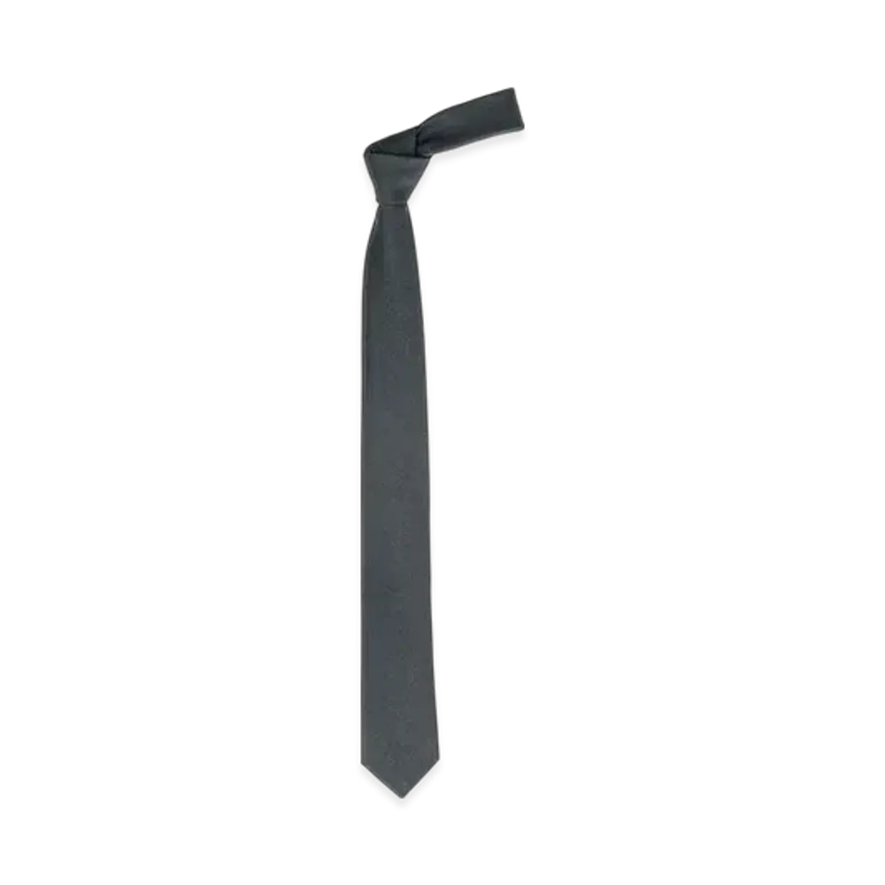 Graphpaper Scale Off Graphpaper Wool Necktie "Navy"